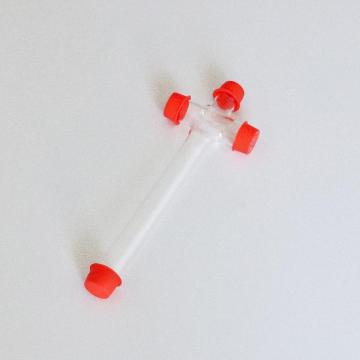Gekreuztes Glasrohr 3-03782 Kohlendioxid