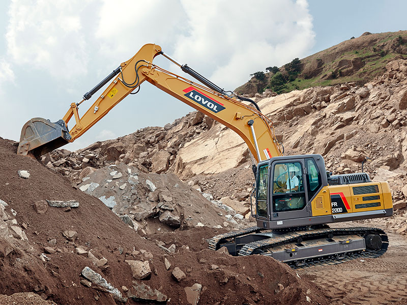 LOVOL Earth-moving excavator Side unloading FL956H