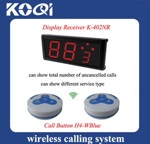 Restaurant Waiter Buzzer Systems Wireless Call Bell System