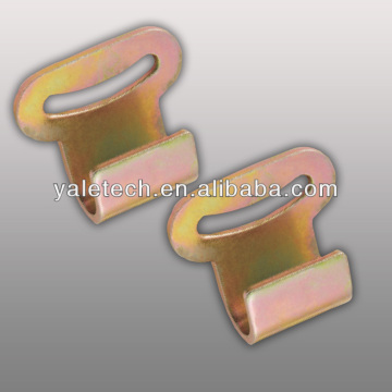 flat metal hook for 25mm cargo lashing belt(polyester webbing)
