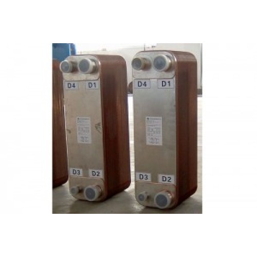 เครื่องแลกเปลี่ยนความร้อนทองแดง SUS304 SUS316L