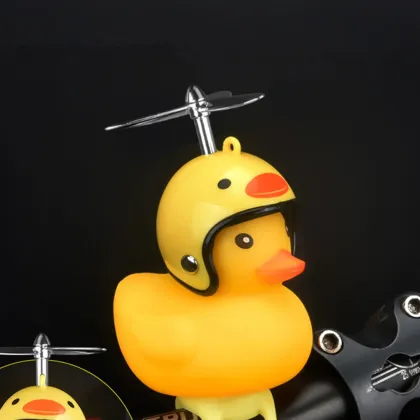 Turbo Duck with Helmet: Unique Motorcycle Bell and Electric Bike Accessories on TikTok
