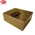 Sliding Gold Paper Candle Gift Box For Candle