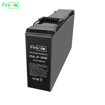 Deep Cycle 12V 150AH นำแบตเตอรี่เทอร์มินัลด้านหน้ากรดสำหรับ UPS และ Telecom