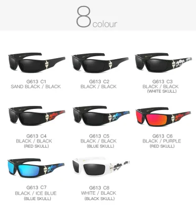 Trendy Casino Gangster Style Hip Hop Sunglasses 2024 - GCOTX West Coast Polarized Sun Glasses G613