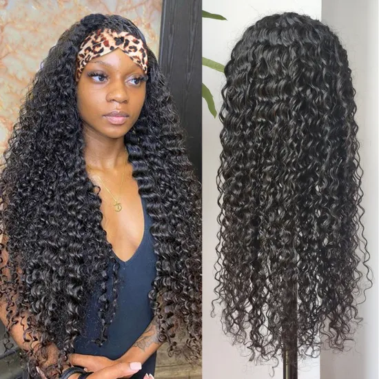 Headband deep wave wig headband for wig jp virgin brazillian headband wig