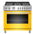 36 polegadas All Gas Range 6 Brass Burners