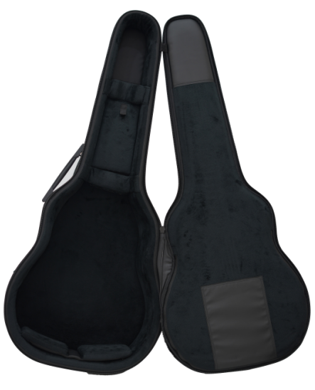 Sac de guitare jazz en cuir microfibre Étui dur