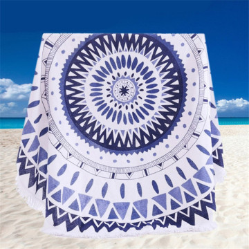 Large Beautiful Colorful  Pretty Round beach towel