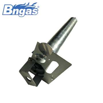 Stainless steel natural gas pipe burner for boilers