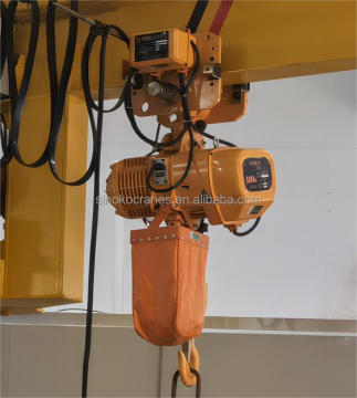 Sinoko Safety Electric Chain Hoist dengan Troli
