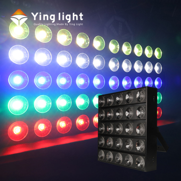 RGB 3in1 LED Matrix Backlight Stage Light 25x10W
