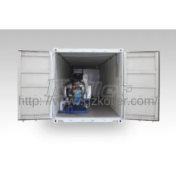 movable  Containerized Block Ice Machine