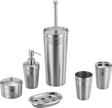 Set de accesorios de baño de acero inoxidable Redondez
