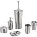 Stainless Steel Bathroom Accessory Set Roundness