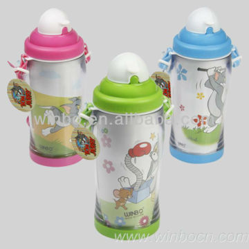 800ml double wall plastic water bottle