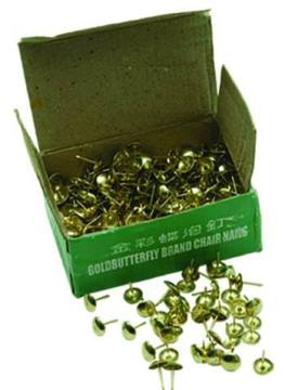 Competitive Brass or Zinc Plated Chair Nail 055