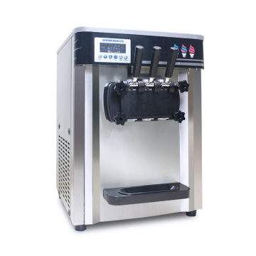 Wholesale Prices for 3-Flavor Desktop Ice Cream Cone Machines