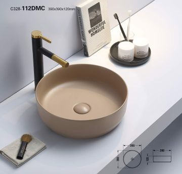 Sereno lavandino vanità per bagno opaco 112dmc opaco