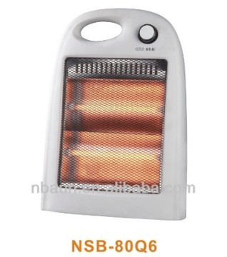 800W electric heater portable quartz heater halogen heater