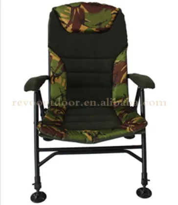 High-Quality Foldable Padded Fishing Chair with Mud Feet for Outdoors