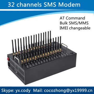Low price 32 port Internet marketing device free sms caster software 3g sms modem