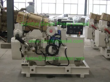 cummins 4BTA engine 30kw marine diesel generator set
