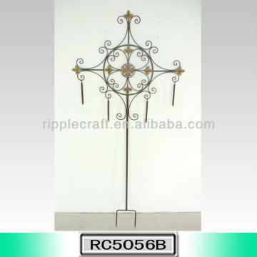 2013 New Version Curved Wrought Iron Decorative Garden Stakes