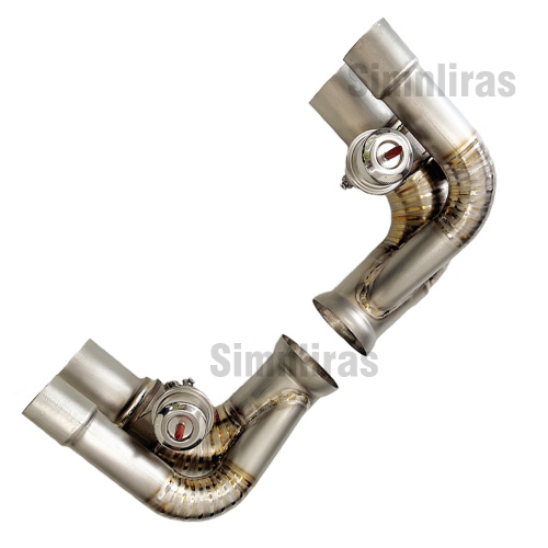 Valved Muffler Bypass Titanausporsche 911 GT3 Rs 14-19