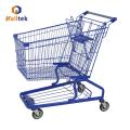 Супермаркет 150L Blue German Shopping Trolley