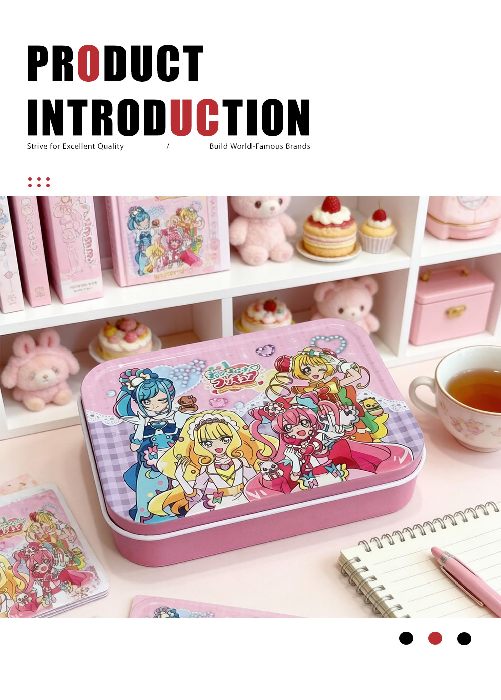 Коробка для карт Pretty Cure(2)x Pretty Cure card box(2)x
