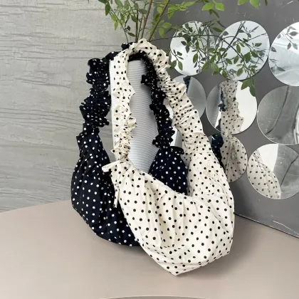 Korean Cute Girl Dumpling Underarm Shoulder Bag
