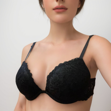 Wholesale Nylon Fabric Extreme Push-Up Lace Bra