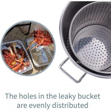 84Quart Stainless Steel Stock Pot with Basket