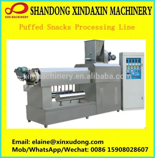 SUS304 stainless puffed snacks processing line for sale