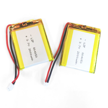 Lithium Polymer Battery 3.7V 2000mAh for Massager (804050, 7.4Wh)