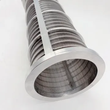 Stainless Steel Wedge Wire Mesh Water Filter Screen Tube
