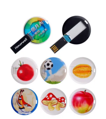 OEM Round Business Card USB Flash Drive