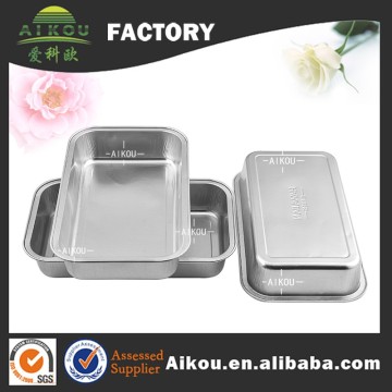 For packing disposable aluminum foil airline food container/ packaging