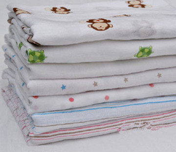 120cm*120cm 100% cotton baby muslin blanket