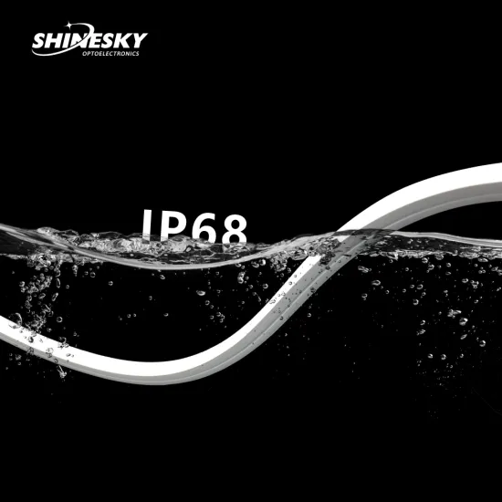 Shineksy Good Flexibility N1615 Top Bend Silicone LED Neon Strip - White Magic RGB Swimming Pool Neon Light