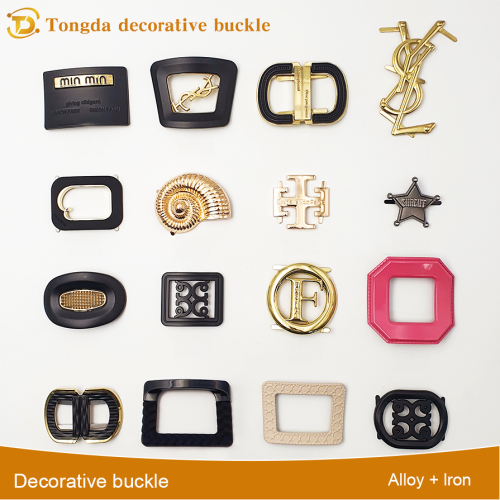 Özel Boyalı Harflerle Zarif Dekoratif Ayakkabı Tokası