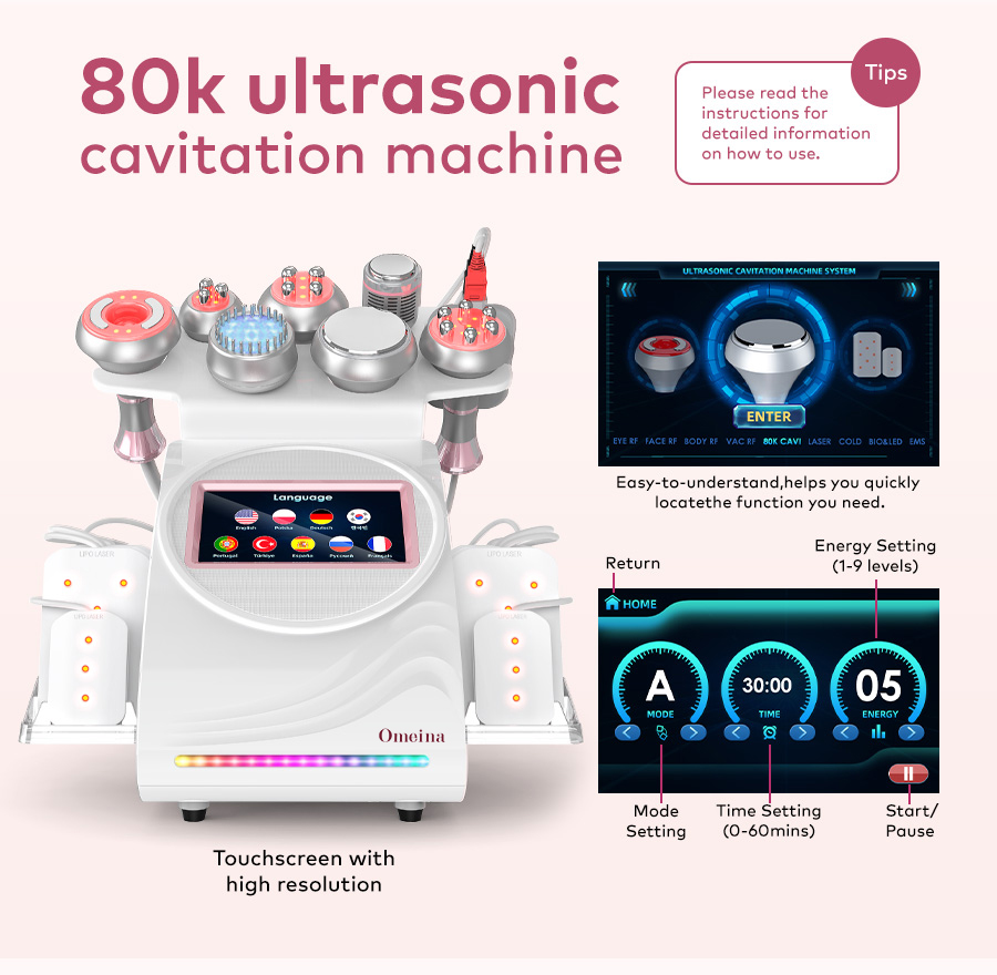 Omeina professional fat cavitation machine