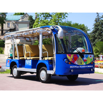 EU Luxury Electric Golf Sightseeing Buses and Tourist Vehicles