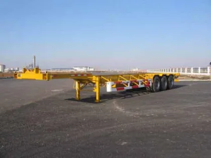 3-Axle HUAYUDA ZXG9330TDPB Lowboy Semi-Trailers: 24 Ton Loading Capacity