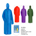 Custom New Design Waterproof fabric Reusable Pvc Raincoat