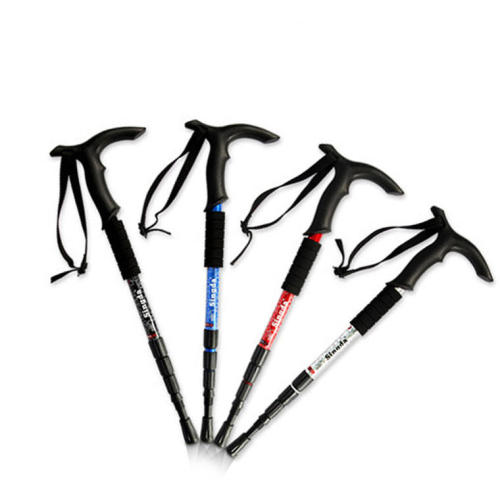 Aluminium Alloy 3 Sections Telescopic Trekking Pole