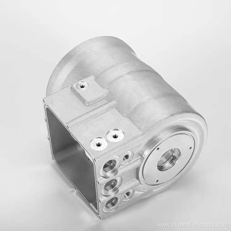 Customized machined aluminum motor housings are available