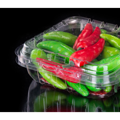 Blister clamshell packaging for vegetables