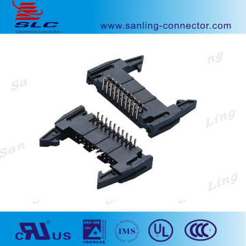 6~64Pin Right Angle Pitch 2.54mm Ejector Header Connector
